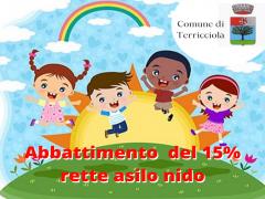 Abbattimento rette nidi per bambini residenti