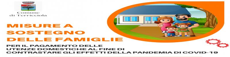 CONTRIBUTI ALLE FAMIGLIE PER UTENZE DOMESTICHE