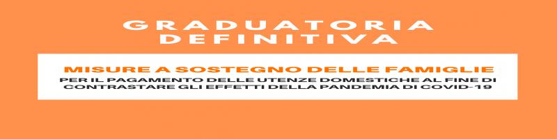 Contributo famiglie utenze scad. 2/12/22: liquidazione e graduatoria definitiva