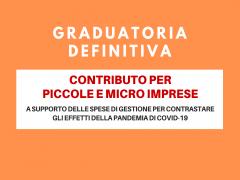 Bando contributi imprese scad. 15/11/22: graduatoria definitiva