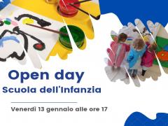 OPEN DAY  Scuola dell'Infanzia