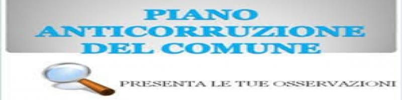 Osservazioni Piano Anticorruzione