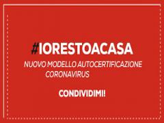 Nuovo modello di autocertificazione del 23/03/2020